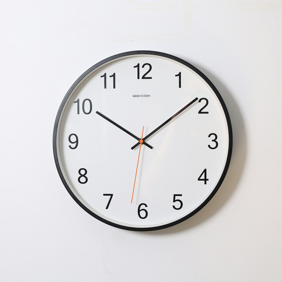 Modern Geometric Silent Wall Clock